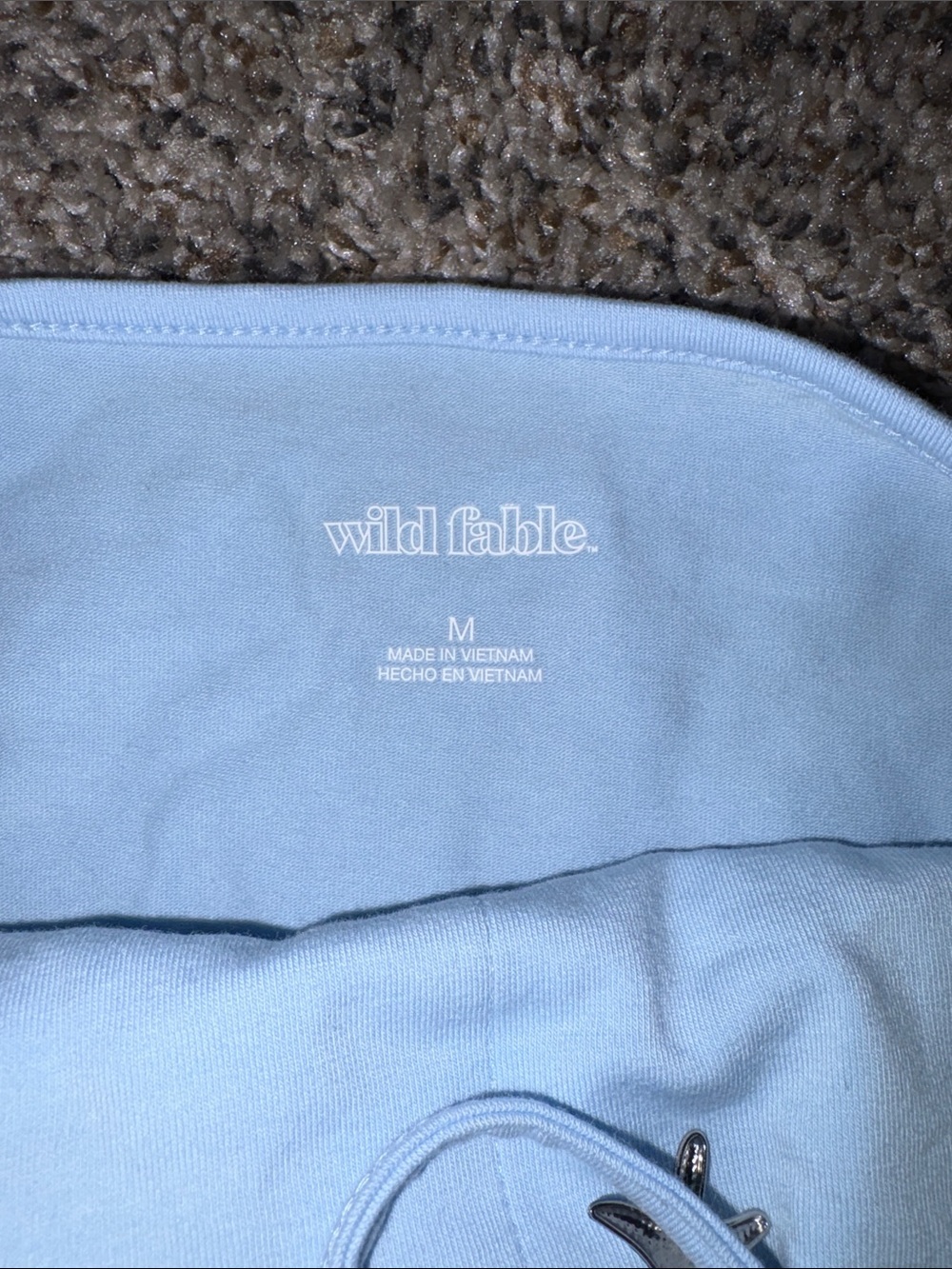 Wild Fable White Square Neck Tee & Light Blue Halter Tank Set - Picture 9 of 11